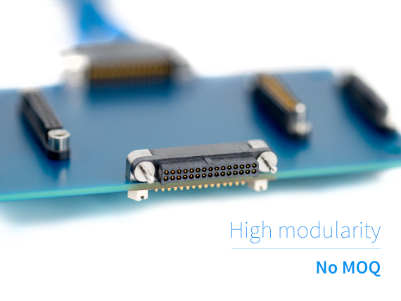 1.27mm pitch mezzanine connectors MIL-DTL-83513 MICRO-D