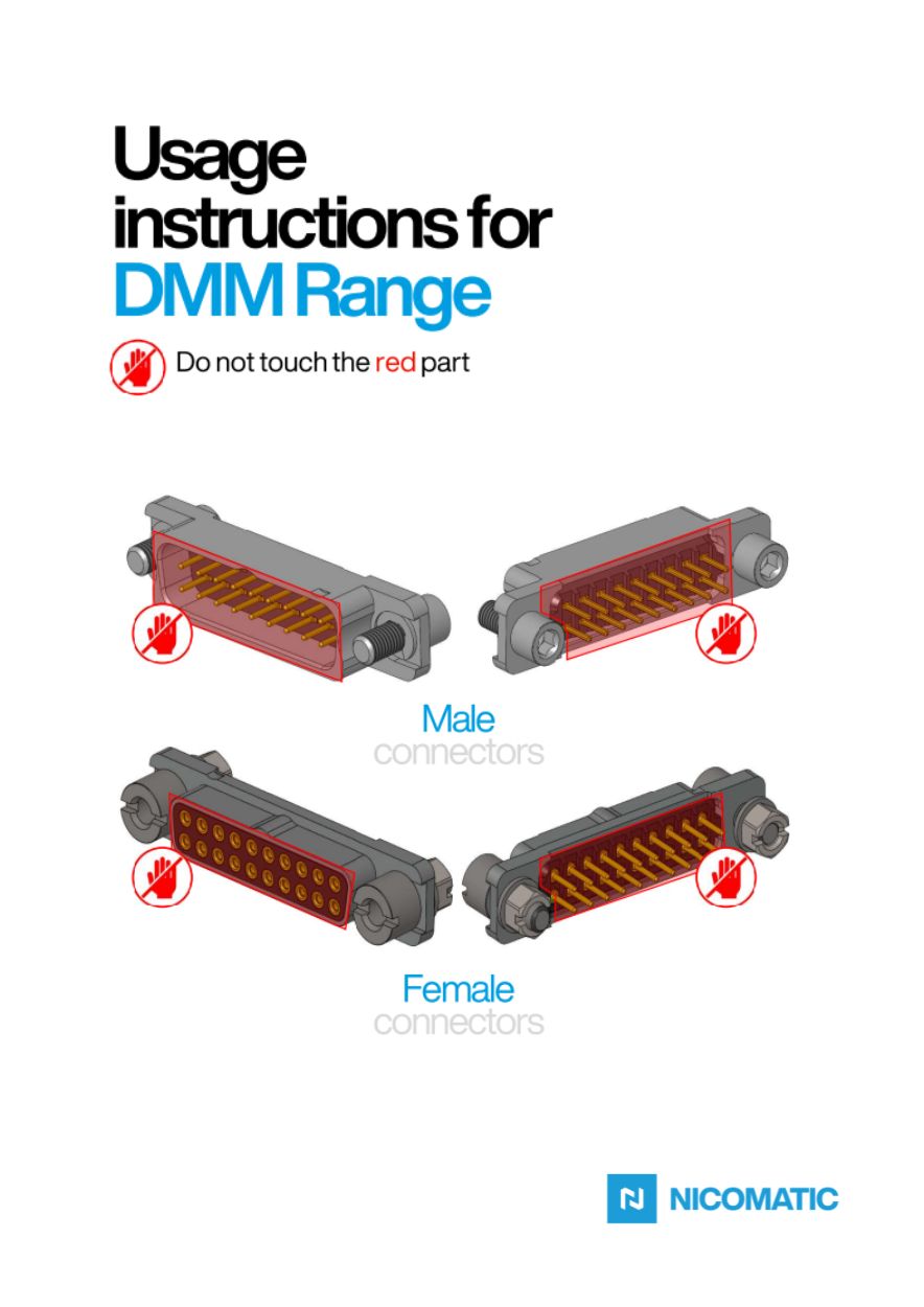 Usage instruction for DMM Range